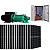 Kit Bomba Solar Thebe P-11/7 5cv com Quadro Inversor Disjuntor + 14 Placas 450w - Imagem 1