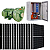 Kit Bomba Solar Thebe para Abastecimento Ths-18 6cv com Quadro Inversor + 14 Placas de 450w - Imagem 1