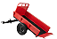 Carretinha Agrícola Para Microtrator Tc1500kg CK1 Kawashima - Imagem 1
