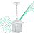 Pendente Colonial Classic 8342 Branco - Imagem 2