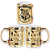 Caneca Dourada Hogwarts Harry Potter - Imagem 3
