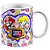 Caneca Mario e Peach Player 1 ou 2 - Imagem 3