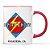 Caneca Branca e Vermelho Comic Center The Big Bang Theory - Imagem 2