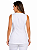 Avental Feminino Cavado Branco com Botões – Sem Manga - Imagem 2