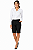 Bermuda Social Feminina Two Way com Elastano – Preta - Imagem 1
