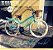 Bicicleta Feminina Tiffany Vintage Retrô com Cestinha Vime e Bagageiro Traseiro cor Tifani - Imagem 2