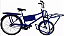 Cargueira Blue - Bicicleta Cargo Carga Aro 26 BikeFood - Imagem 1