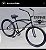 Bicicleta All Black  Beach Caiçara - Retrô Vintage Inspired Harley Selim Marrom - Imagem 1