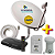 Kit Receptor Digital Vx10 Vivensis Antena Lnbf Ku Cabo - Imagem 9