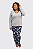 Pijama Manga Longa Calça Florida - Imagem 2