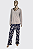 Pijama Manga Longa Calça Florida - Imagem 3