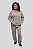 Conjunto Feminino de Moletom Blusa com Zíper e Capuz - Imagem 1