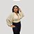 Body Feminino Transpassado em Lurex - Imagem 6