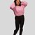 Blusa Feminina Manga Ampla em Tricot - Imagem 5