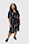 Vestido Feminino Amplo Plus Size Botões Frontais - Imagem 5