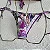 Biquíni  Feminino Cropped com Bojo Opcional Tanga de amarrar - Imagem 2