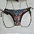 Biquíni  Feminino Cropped Trancado Tanga de amarrar - Imagem 2