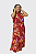 Vestido Feminino Longo  Gola trapézio - Imagem 2