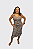 Vestido Feminino Canelado Midi com Fenda - Imagem 2