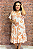 Vestido Femininio Midi com Mangas Curtas e Bolsos Embutidos - Imagem 6