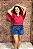 Shorts Jeans Feminino Karol Plus Size - Imagem 1