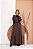 Conjunto Feminino Gola Boba com Saia Longa com Fenda – Elegância & Movimento - Imagem 2