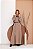 Conjunto Feminino Gola Boba com Saia Longa com Fenda – Elegância & Movimento - Imagem 4