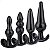 KIT 4 Plug Anal em Silicone Macio Pompoarismo Estimulante Anal - Imagem 1