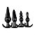 KIT 4 Plug Anal em Silicone Macio Pompoarismo Estimulante Anal - Imagem 7
