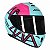 CAPACETE AXXIS DRAKEN BOMB MATT PINK/VERMELHO E PRETO/TIFFANY ROSA - Imagem 4