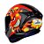 CAPACETE AXXIS DRAKEN BOMB MATT PRETO/VERMELHO - Imagem 3