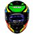 CAPACETE AXXIS DRAKEN TRACER GLOSS PRETO/LARANJA/AZUL - Imagem 5