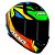 CAPACETE AXXIS DRAKEN TRACER GLOSS PRETO/LARANJA/AZUL - Imagem 1