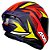 CAPACETE AXXIS DRAKEN TRACER MATT AZUL/VERMELHO/AMARELO - Imagem 3