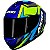 CAPACETE AXXIS DRAKEN VECTOR GLOSS AZUL/AMARELO - Imagem 1