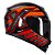 CAPACETE AXXIS EAGLE EVO GLOSS PRETO / VERMELHO - Imagem 2