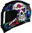 CAPACETE AXXIS EAGLE SKULL GLOSS BLACK / BLUE - Imagem 2