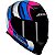 CAPACETE AXXIS EAGLE TECNO GLOSS PRETO / BRANCO/ROXO; PRETO/ROSA/AZUL - Imagem 4