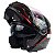 CAPACETE NZI COMBI 2 SWORD PRETO/VERMELHO - Imagem 3