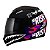 CAPACETE NORISK FF391 RIDE HARD BLACK/PINK CAMO - Imagem 2