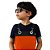 Avental em sarja modelo onza infantil laranja - Imagem 9