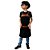 Avental em Sarja modelo Onza infantil preto - Imagem 1