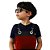 Avental em Sarja vermelho modelo Onza infantil - Imagem 6