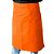 Avental em Sarja laranja modelo Saia - Imagem 3