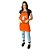 Avental em Sarja laranja modelo Don feminino - Imagem 5