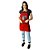 Avental em Sarja vermelho modelo Don feminino - Imagem 7