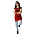 Avental em Sarja vermelho modelo king feminino - Imagem 4
