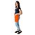 Avental em Sarja laranja modelo Saia feminino - Imagem 3