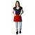 Avental em Sarja vermelho modelo Saia feminino - Imagem 1