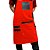 Avental em Sarja vermelho modelo king - Imagem 3